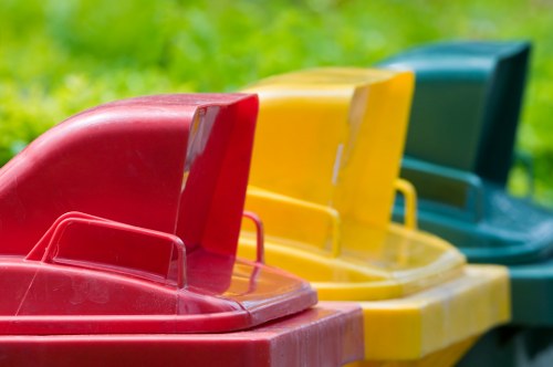 Professional waste clearance process in action